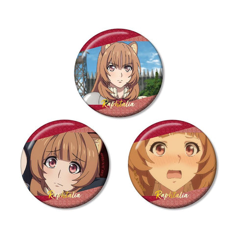 『盾の勇者の成り上がり Season 4』ラフタリア 場面写グリッター缶バッジ3個セット